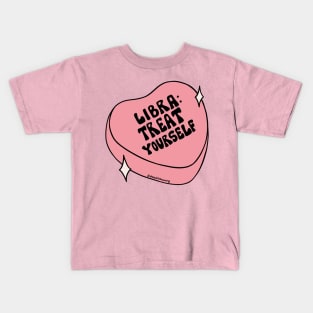 Libra Conversation Heart Kids T-Shirt